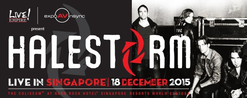 Halestorm Live in Singapore! [CANCELLED]